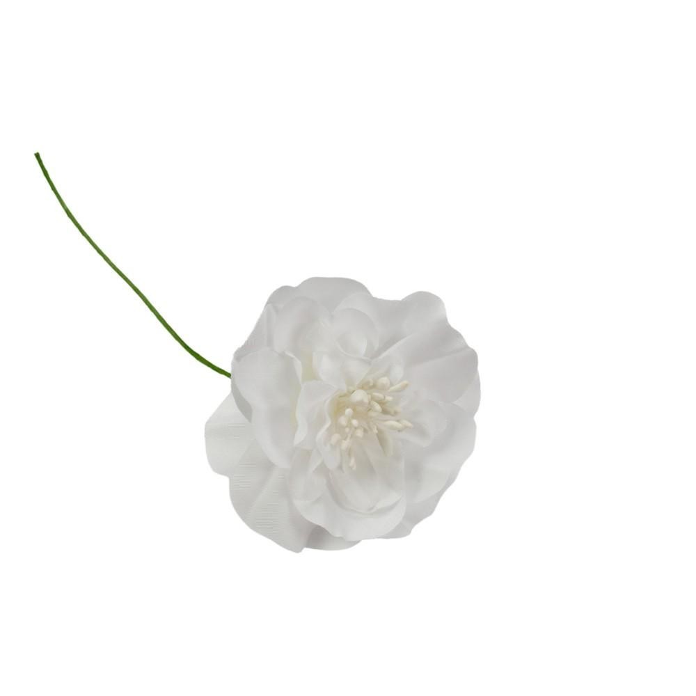 FIORE PETALI TONDI T.5CM. BIANCO